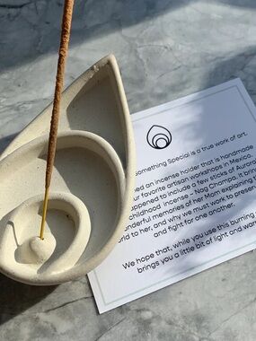 Brother Vellies Handmade Incense Holder Mexican Artisan Burning Dish Nag Champa